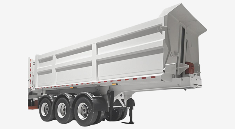  3 Axle End Dump SemiTrailers 