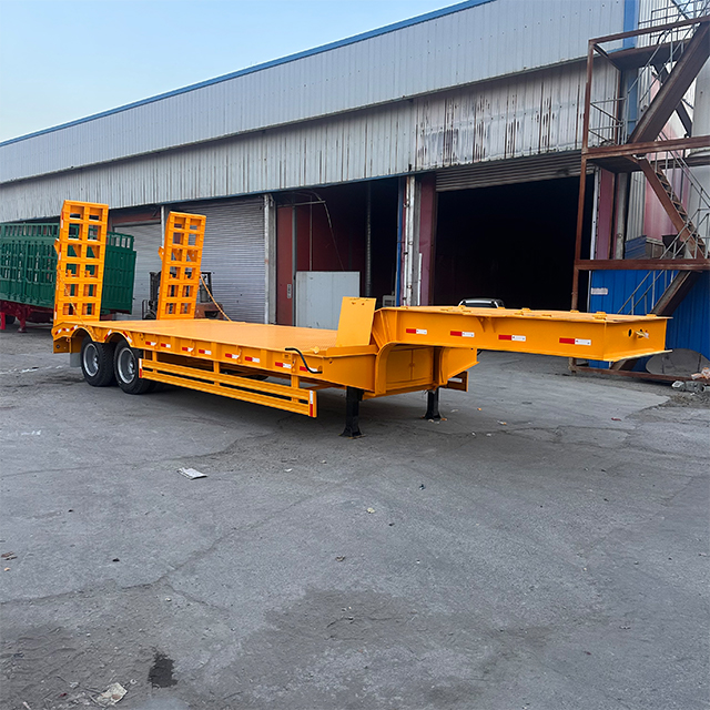 80 Ton Low Bed Truck Trailer