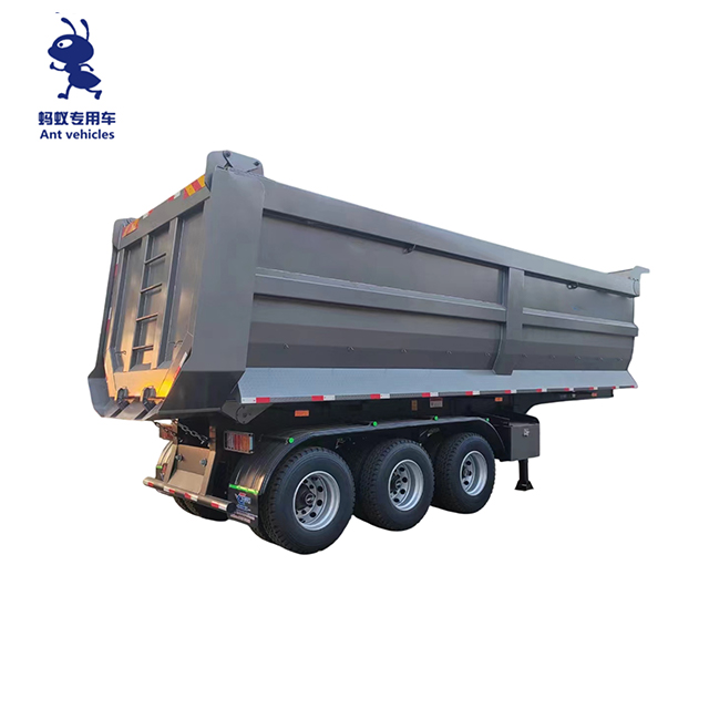 3 Axle End Dump Semi Trailers