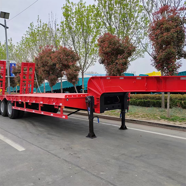 4 Axle 100 Ton Low Bed Trailer