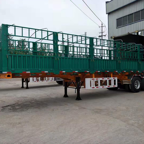 2 Axle Fence Cargo Semi Trailer