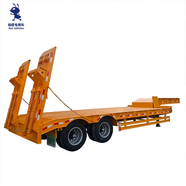 80 Ton Low Bed Truck Trailer