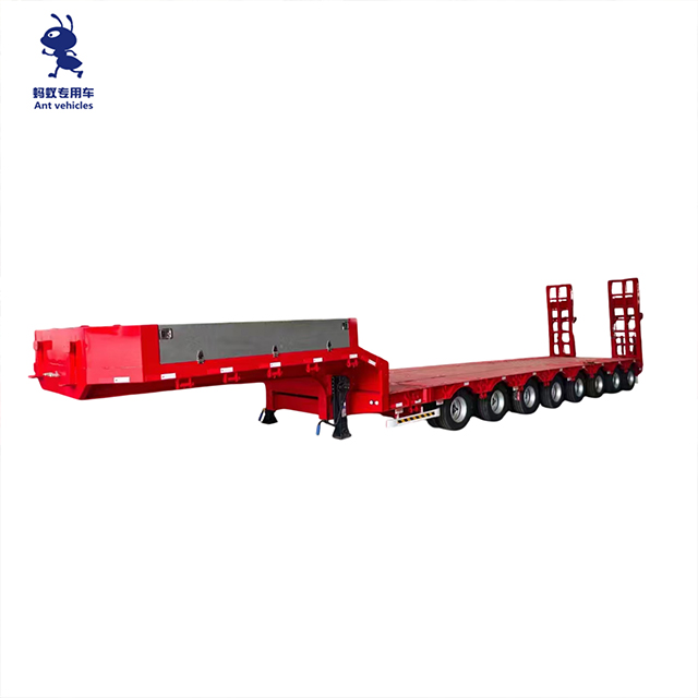 4 Axle 100 Ton Low Bed Trailer