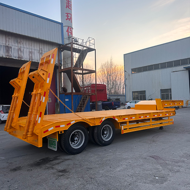 80 Ton Low Bed Truck Trailer