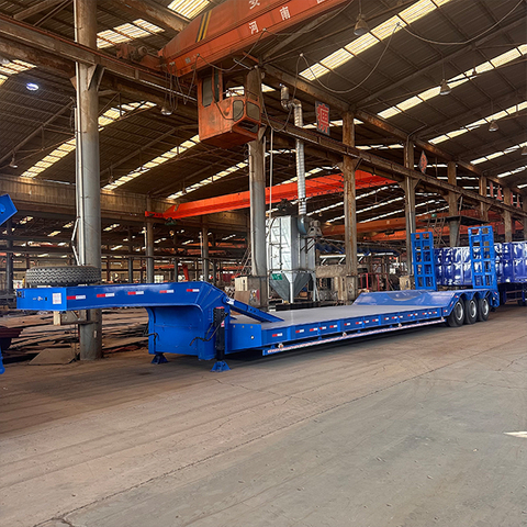 80 Ton Low Bed Truck Trailer