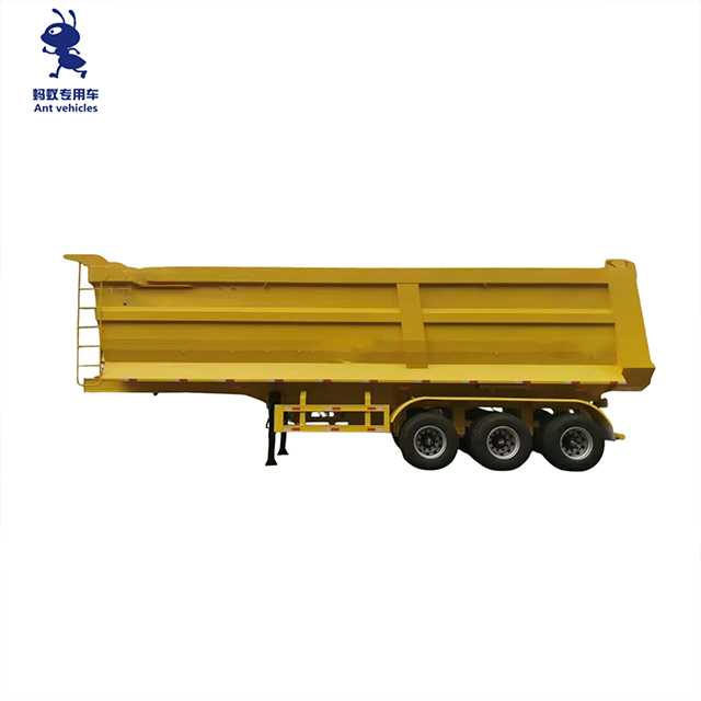 Dump Trailer Hydraulic Cylinder End Dump Semi Trailer